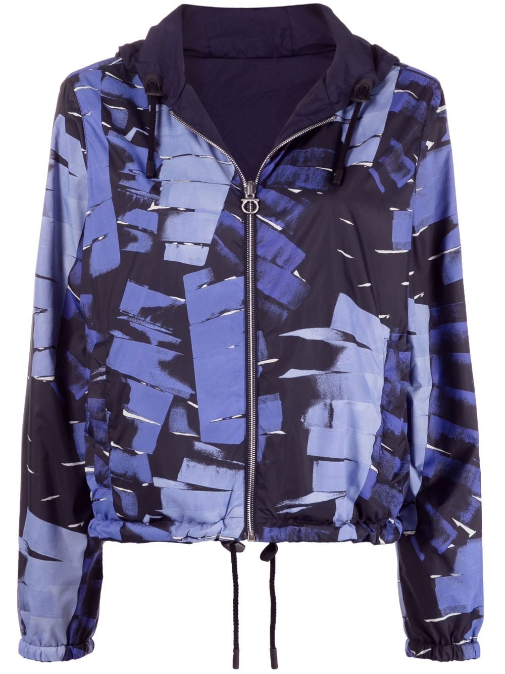 Ferragamo Reversible graphic-print Hooded Jacket - Farfetch