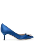 Manolo Blahnik 50mm Hangisi pumps - Blue