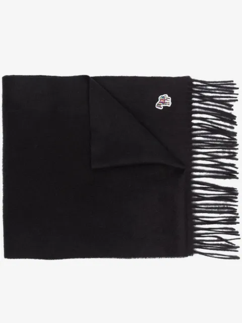 PS Paul Smith signature-zebra fringed scarf