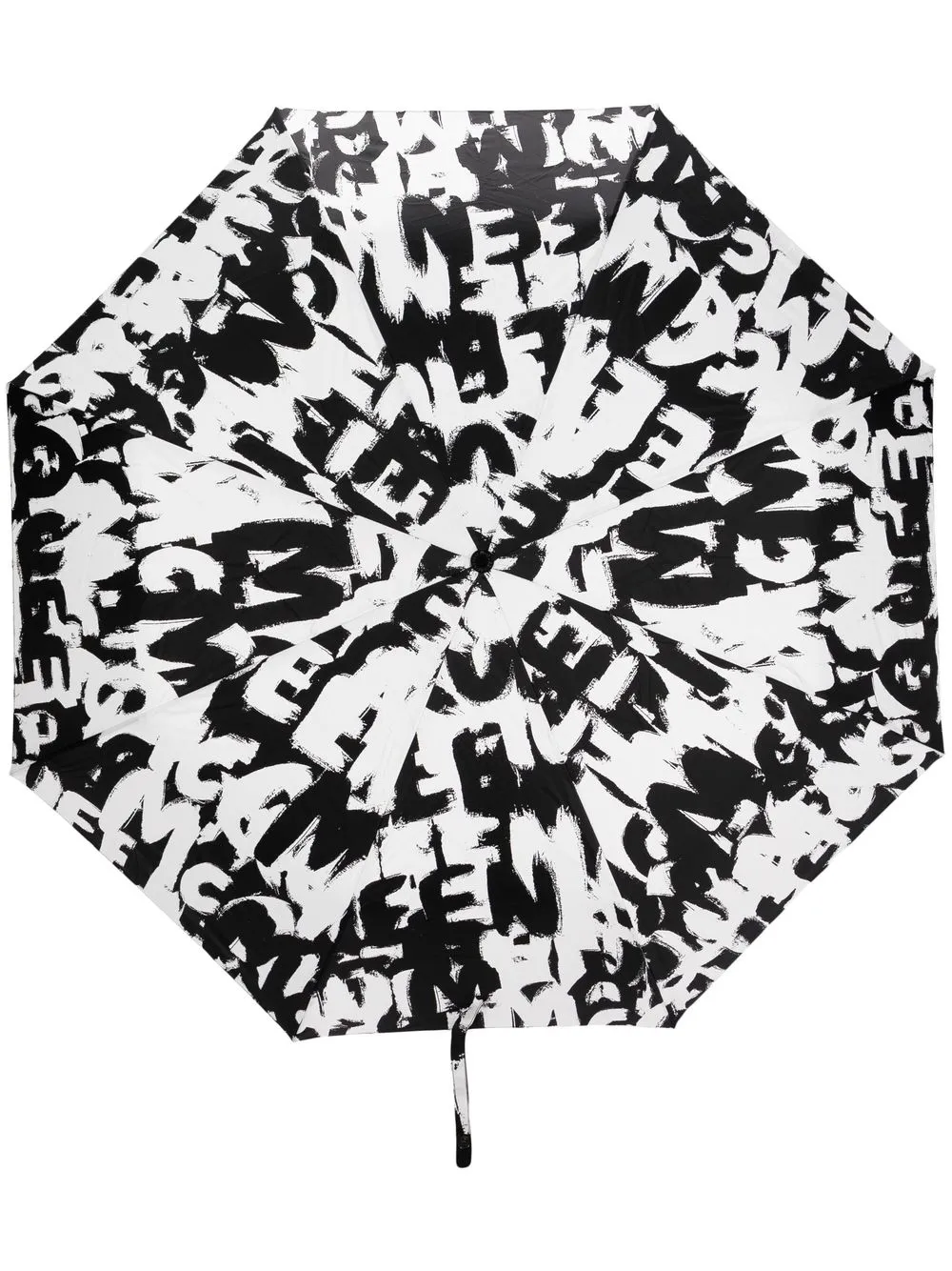 

Alexander McQueen logo-print umbrella - Black