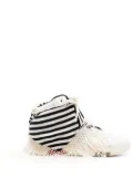 Saint Laurent Smith bandana-detail high-top sneakers - White