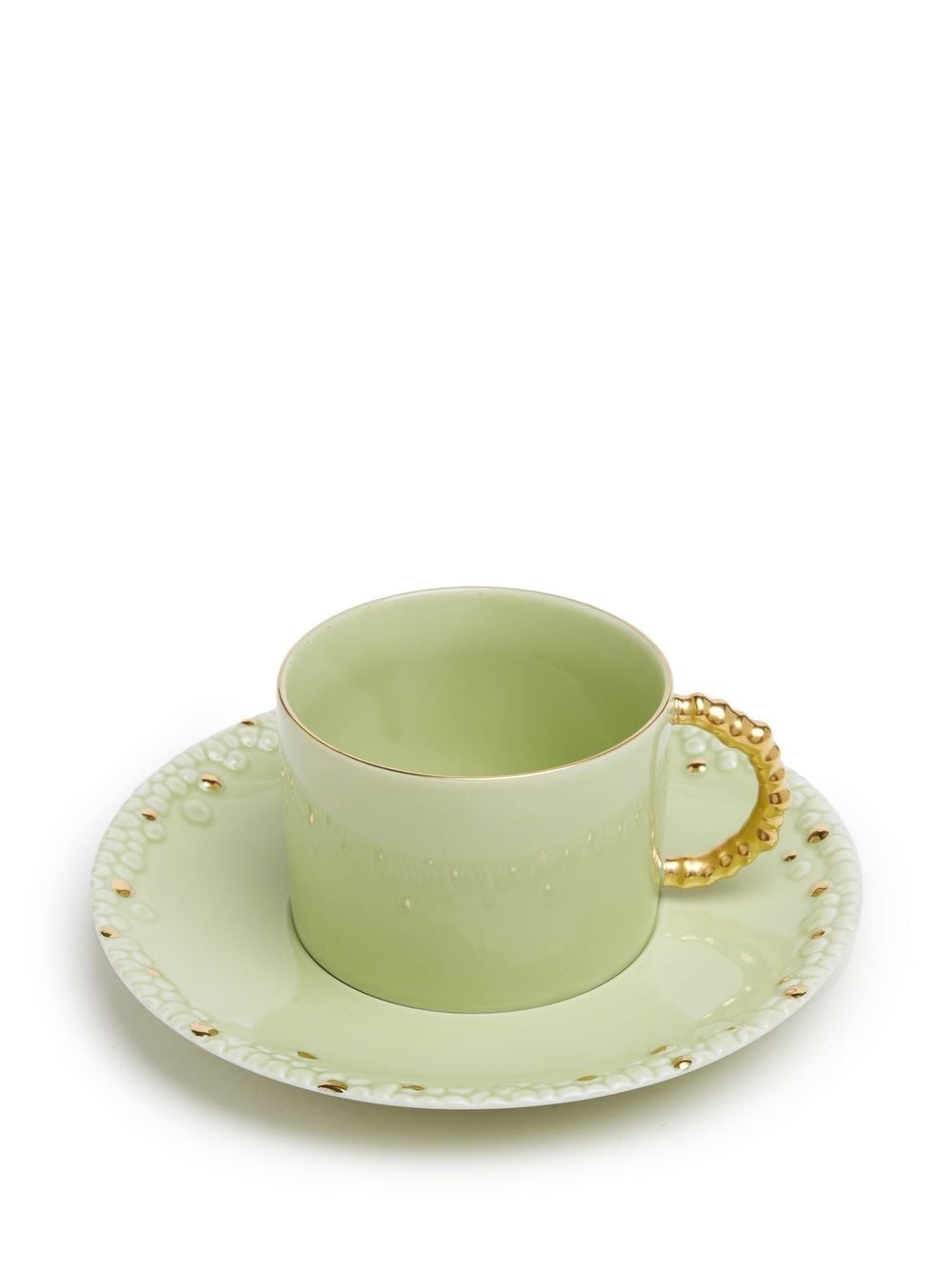 Shop L'objet Haas Mojave Teacup Set (230ml) In Green
