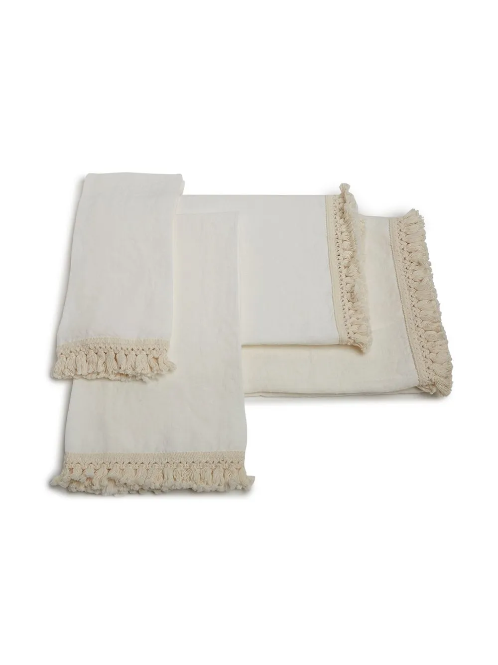 Once Milano Set-of-two Bathroom Towels - White 