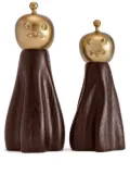 L'Objet X Haas Brothers Fantomes salt and pepper mills - Brown