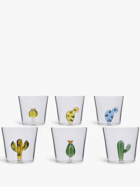 Ichendorf Milano Desert Plants set-of-six tumblers