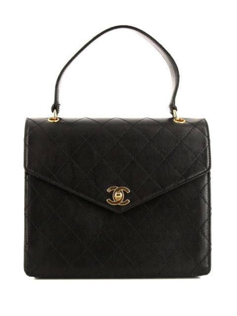 CHANEL 1999 CC quilted top-handle bag Women