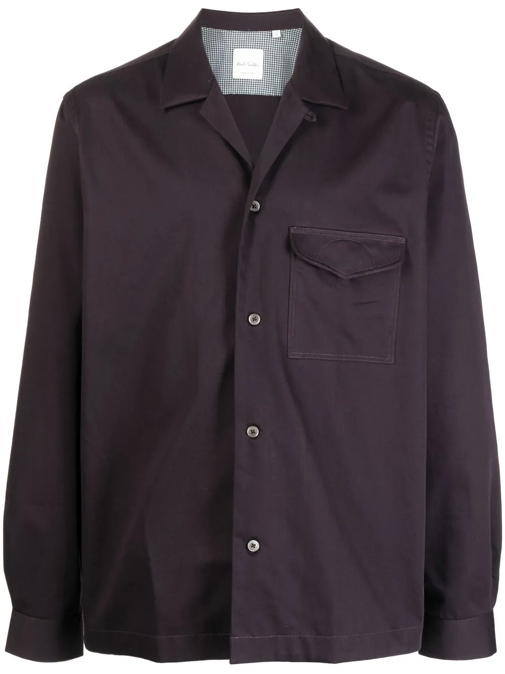 

Paul Smith camp-collar long-sleeve shirt - Purple