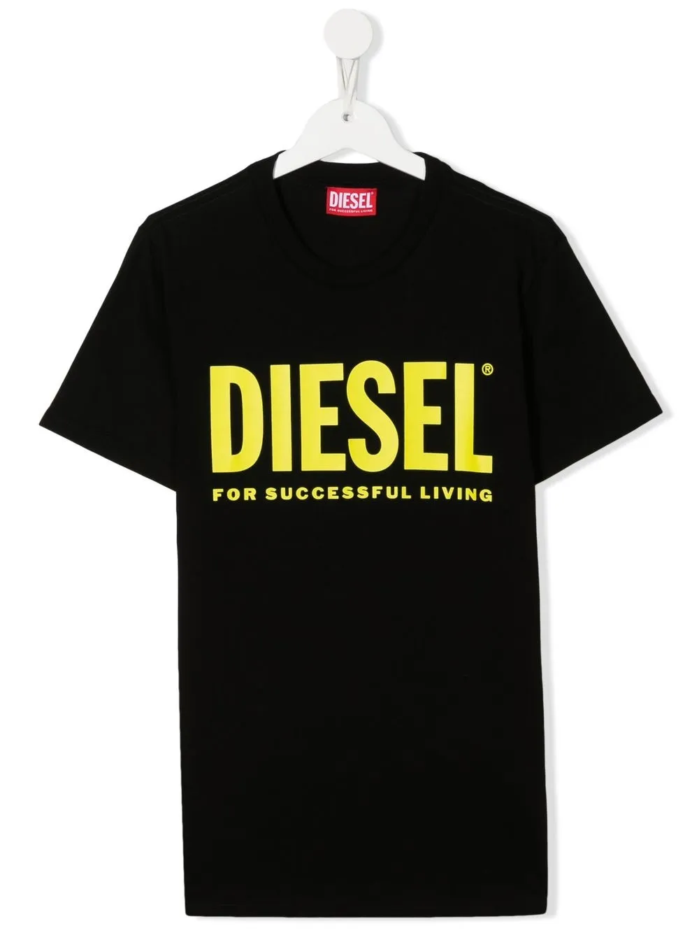 

Diesel Kids playera con logo estampado - Negro