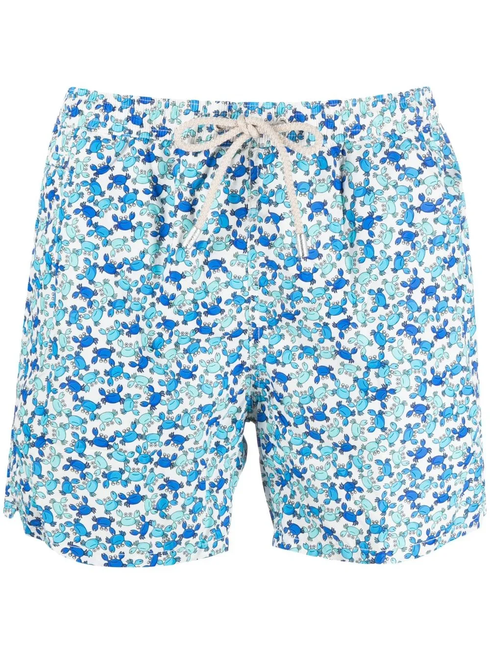 

MC2 Saint Barth shorts de playa con cangrejos estampados - Blanco