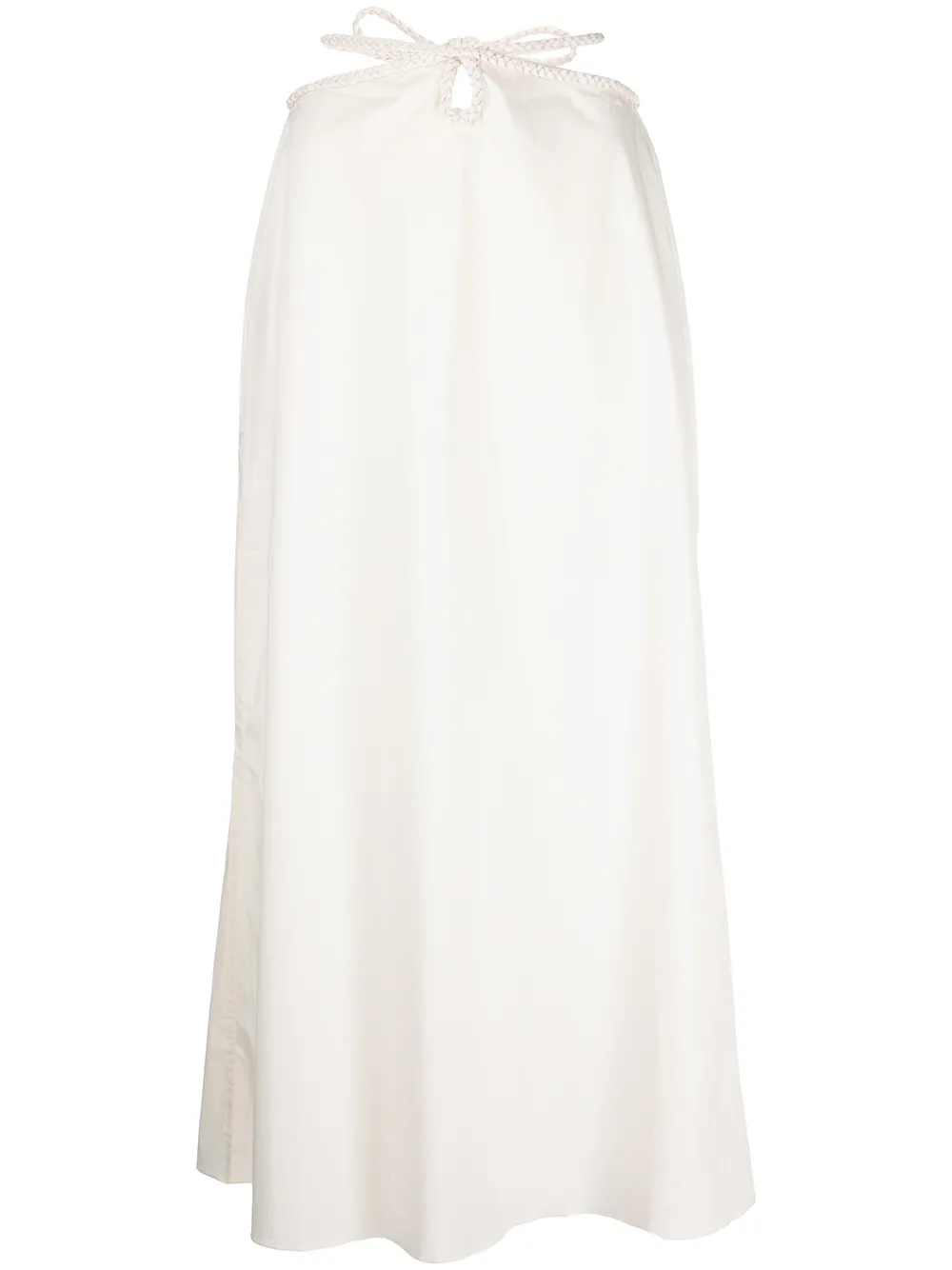 

Johanna Ortiz falda Mother Nature midi - Blanco