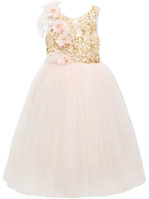 Tulleen Rosali sequin-embellished tulle dress