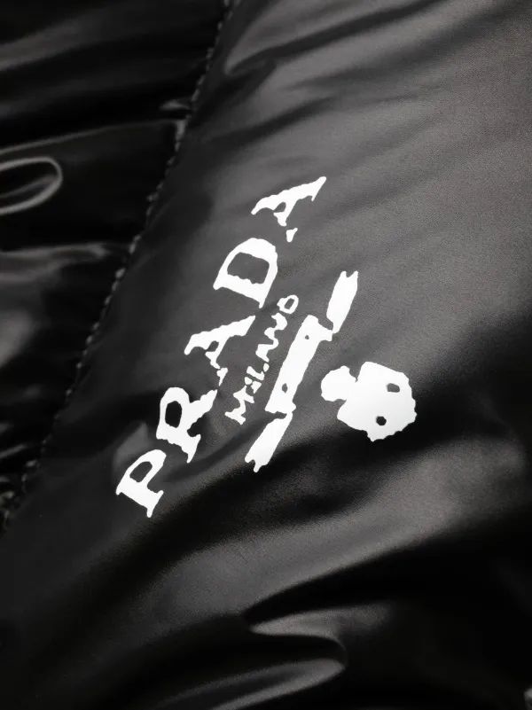 【激安早い者価値】PRADA Re-Nylon Puffer Jacket Black Re-Nylon gabardine puffer jacket | PRADA