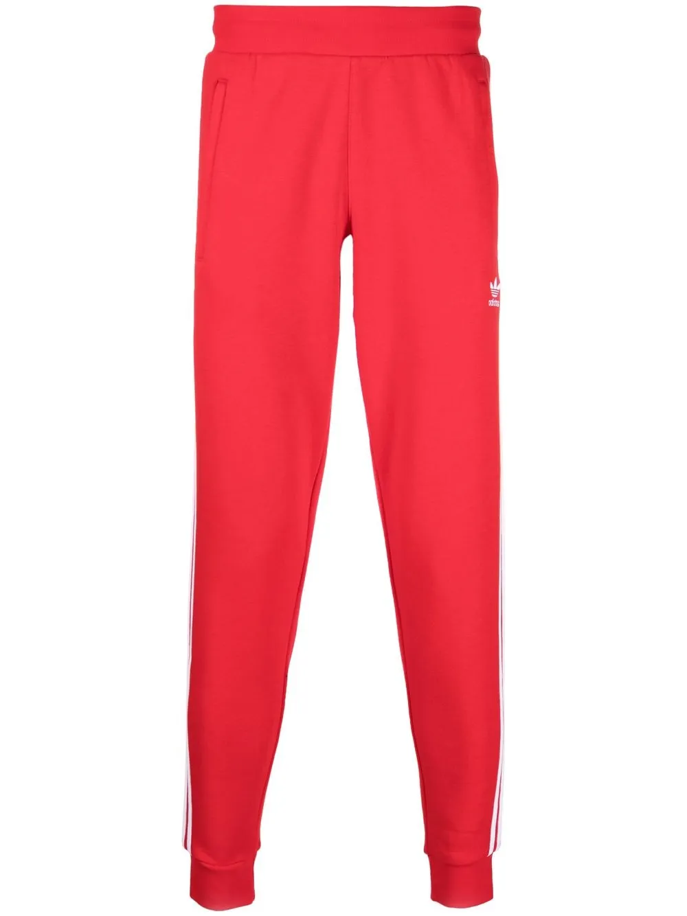 

adidas pants con logo bordado - Rojo