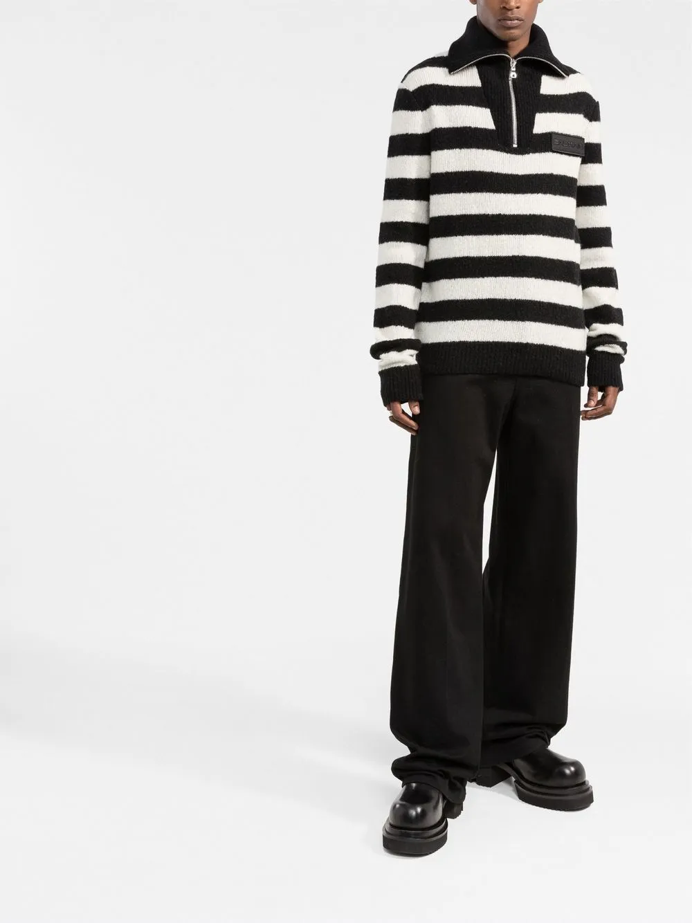 Balmain Ttrui met rits - Zwart