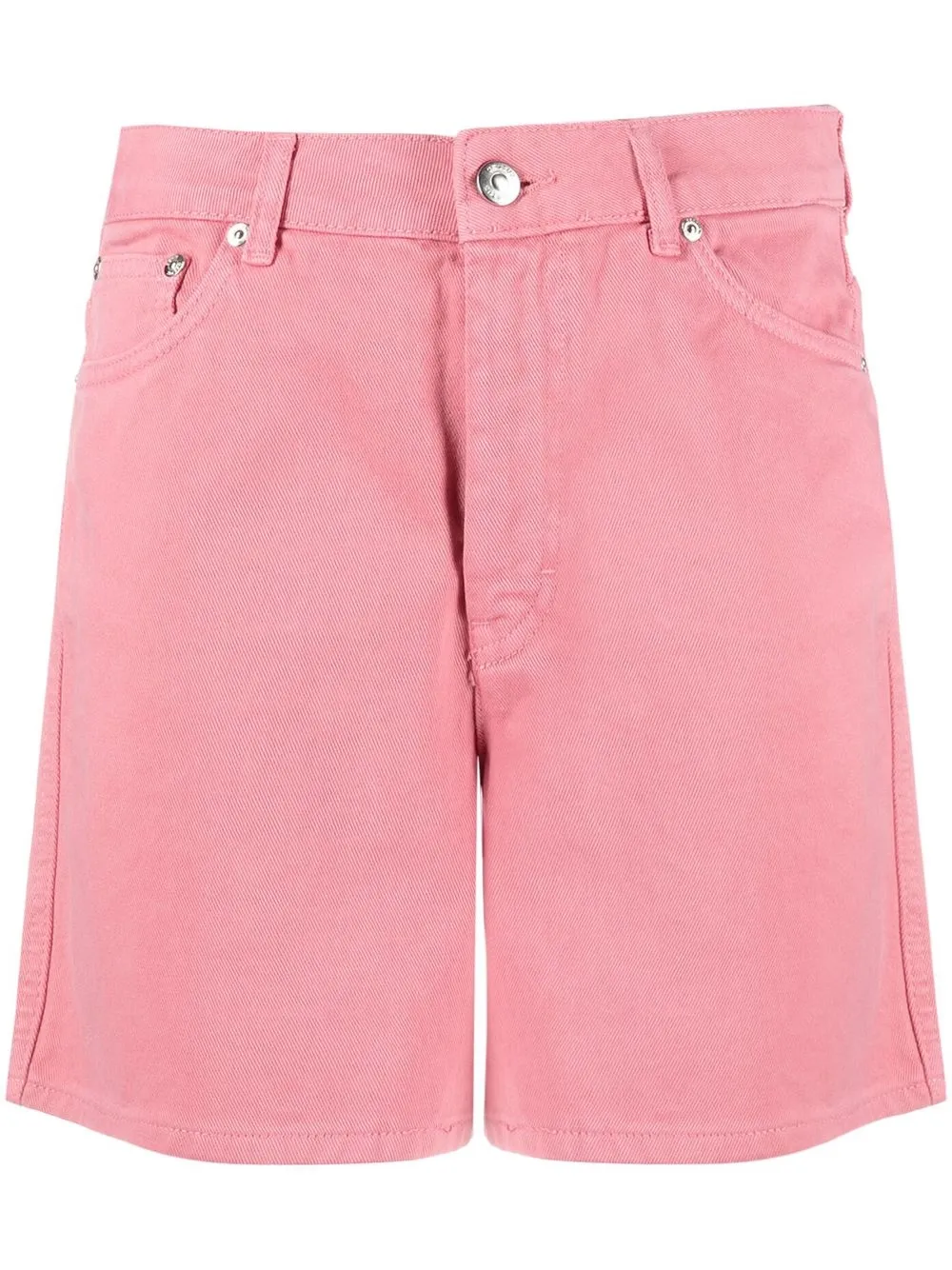 

Gestuz shorts de mezclilla con tiro alto - Rosado