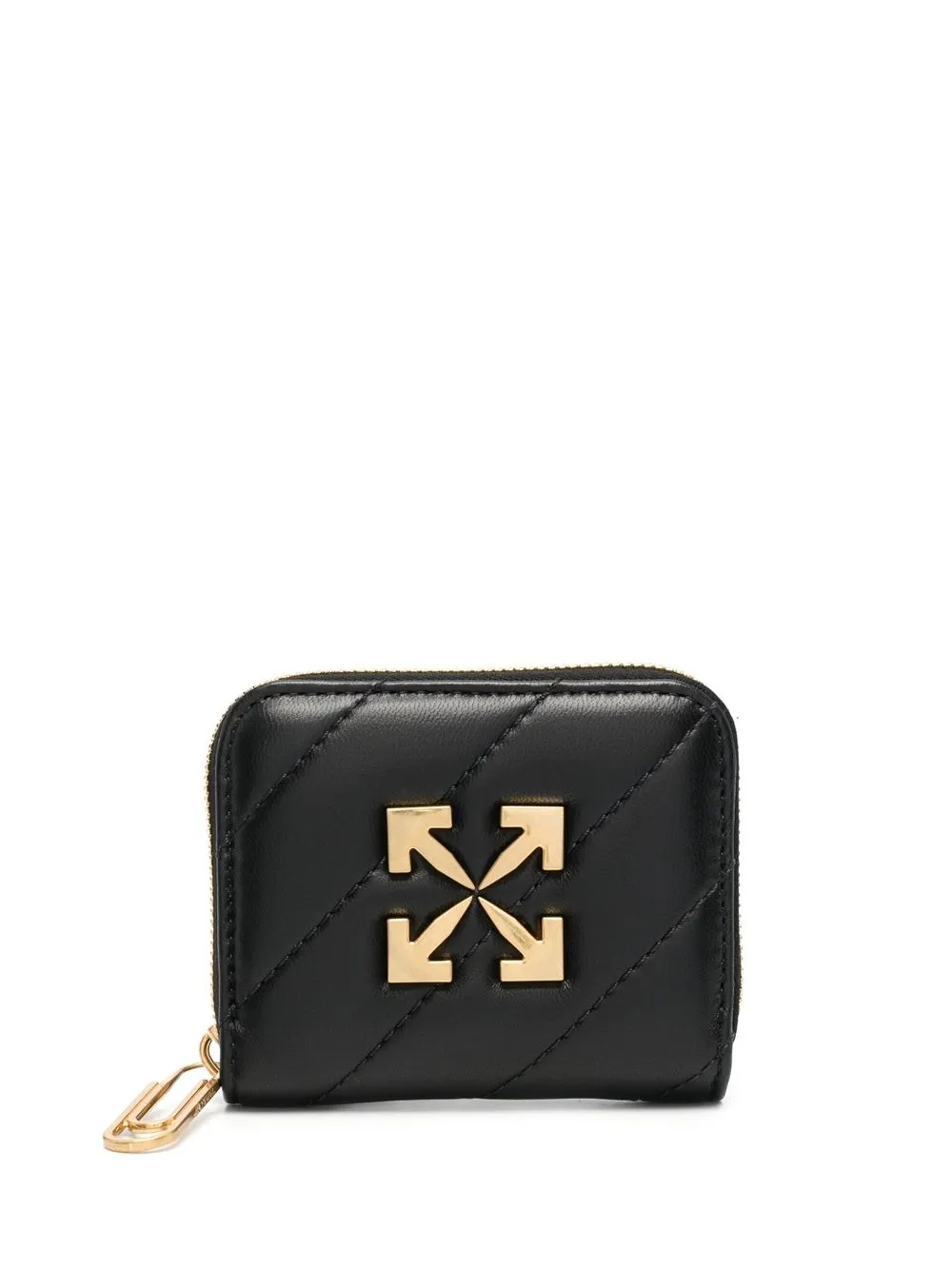 

Off-White cartera Arrows capitonada - Negro