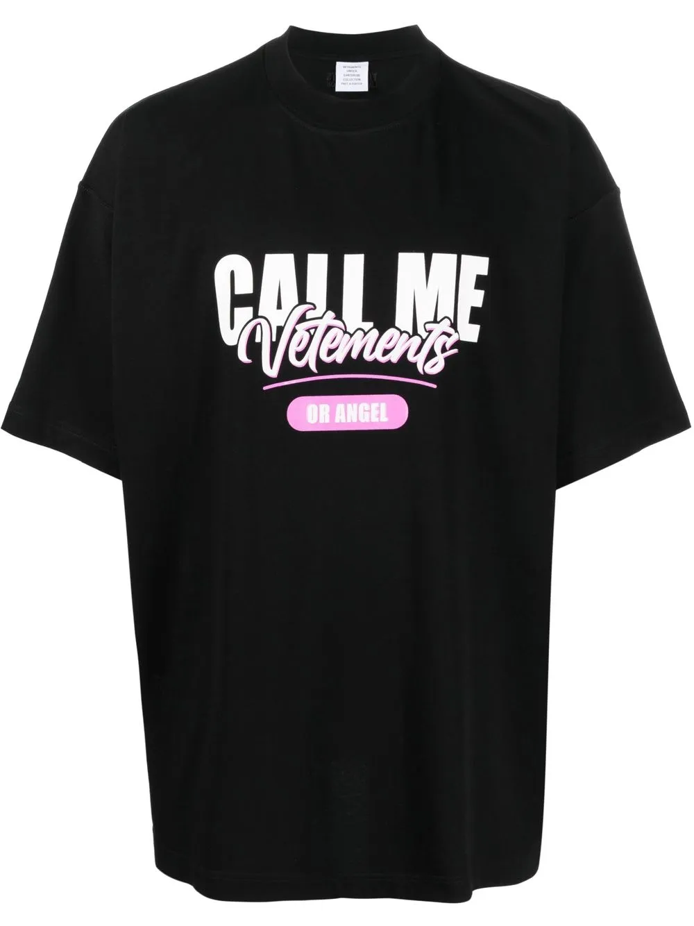 

VETEMENTS logo-print cotton T-Shirt - Black