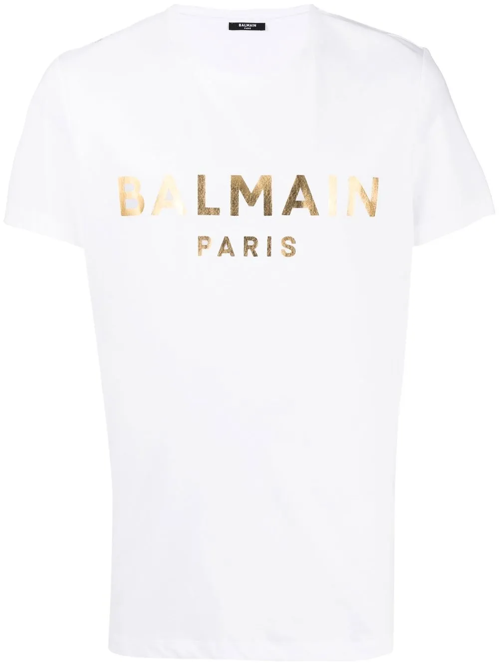 

Balmain logo-print organic cotton T-shirt - White