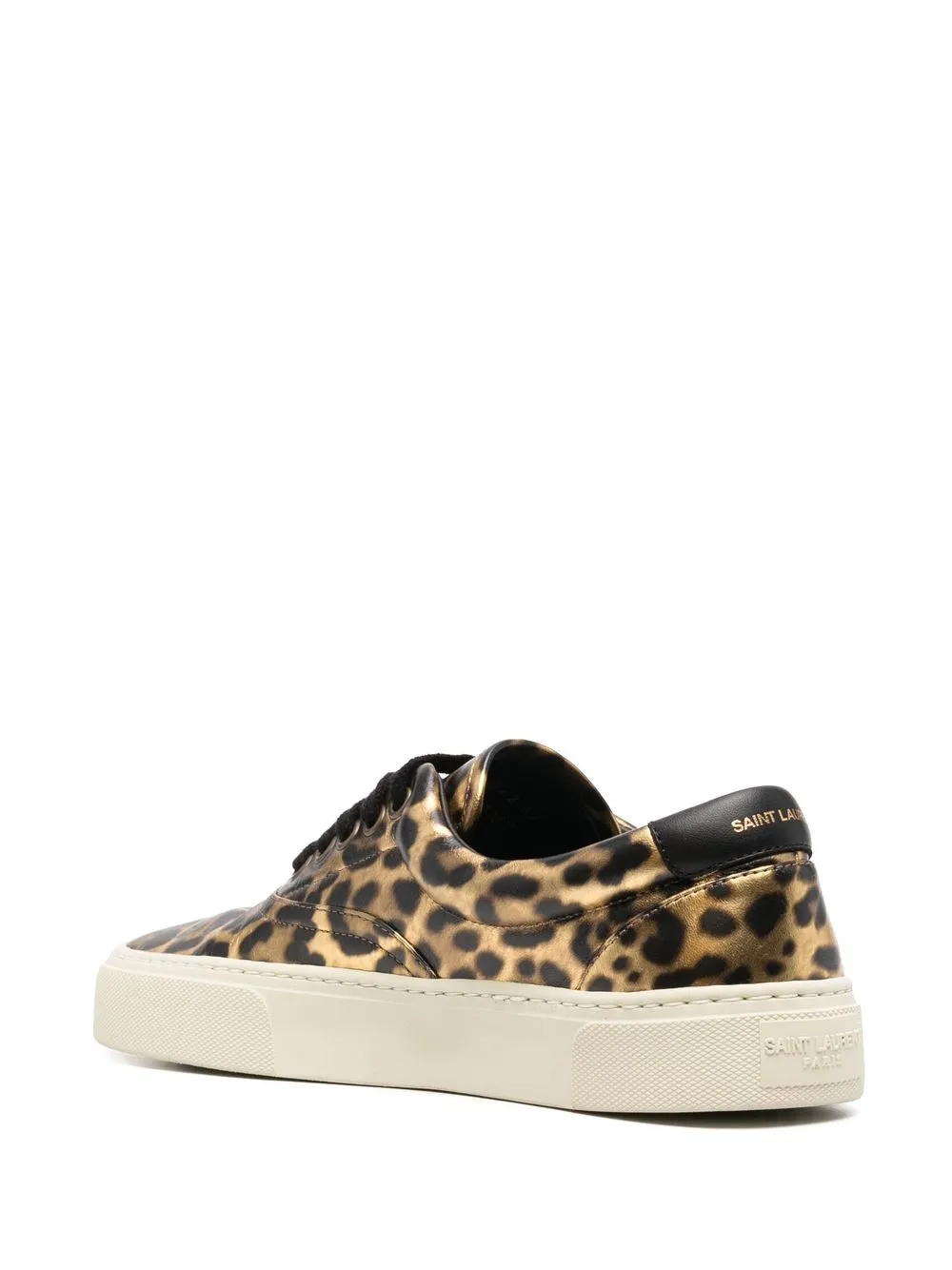 Saint Laurent Venice Sneakers In Gold