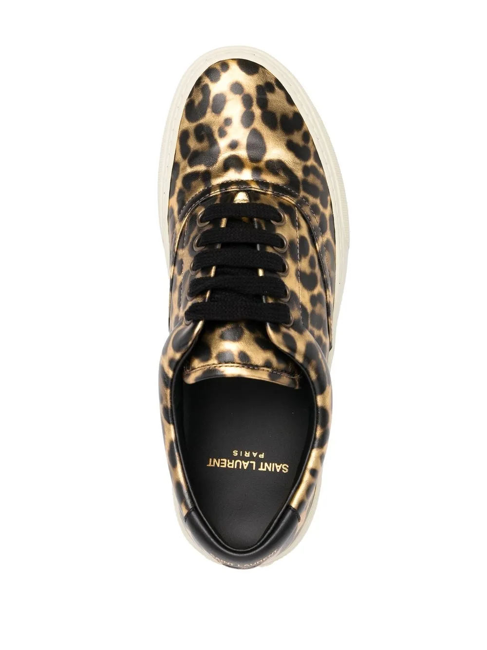 Saint Laurent Venice Sneakers In Gold