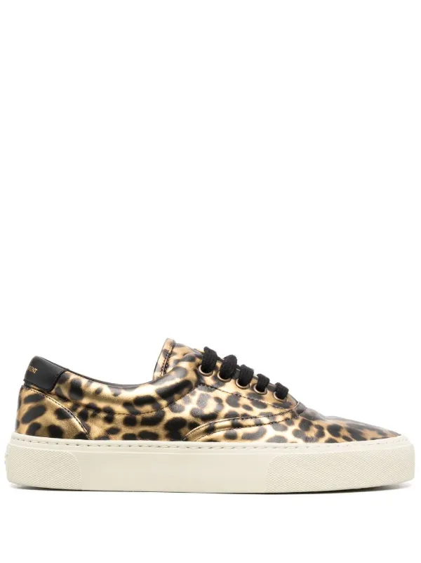 Saint laurent gold sneakers store