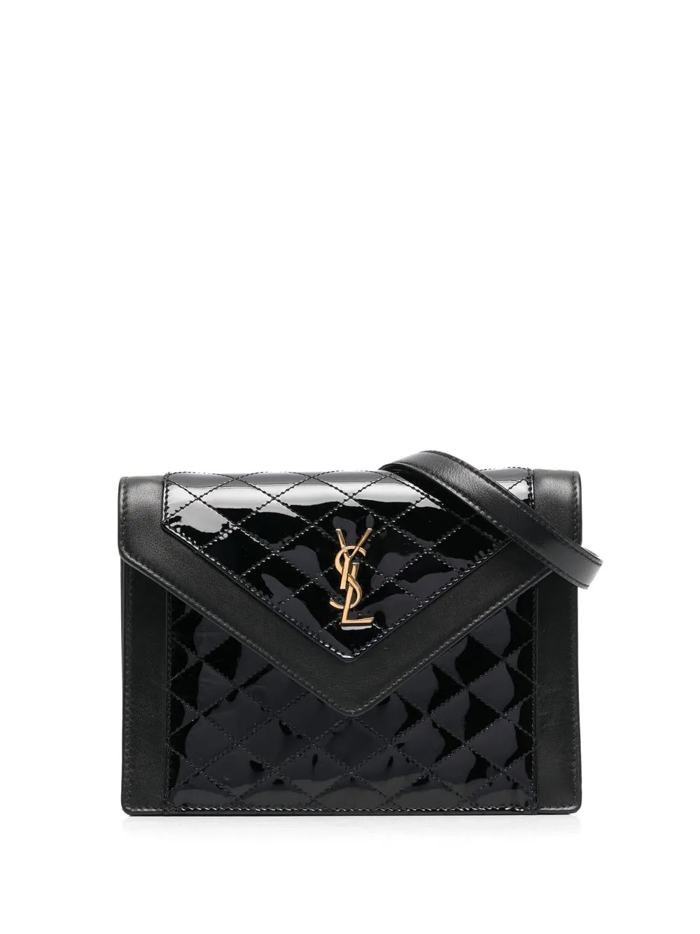 logo-plaque clutch bag
