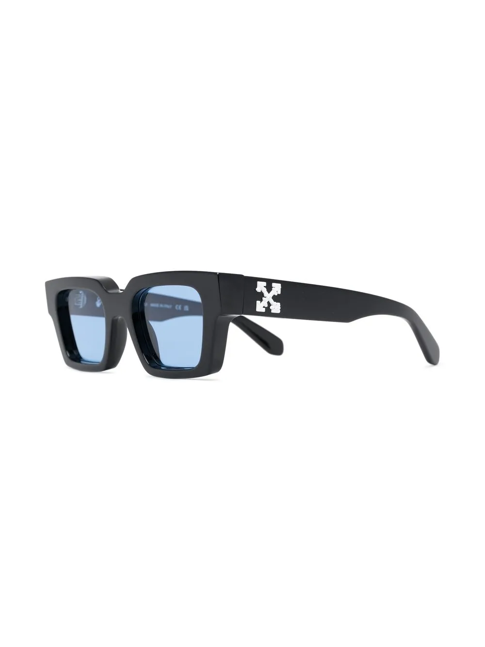 Off-White Eyewear Virgil zonnebril met vierkant montuur - Zwart