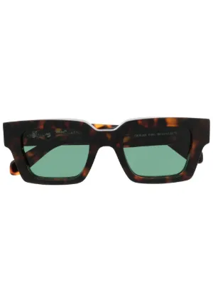 Off-White Crystal Blue Virgil Sunglasses - Men from Brother2Brother UK