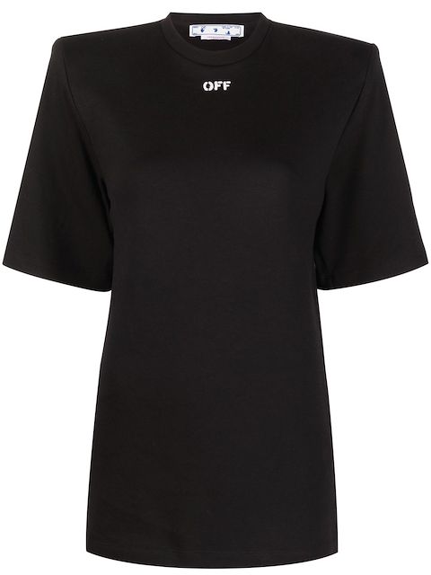 Off-White padded shoulder T-shirt