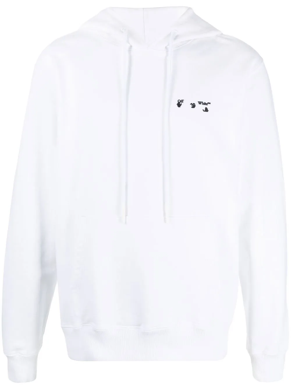 

Off-White logo-print hoodie