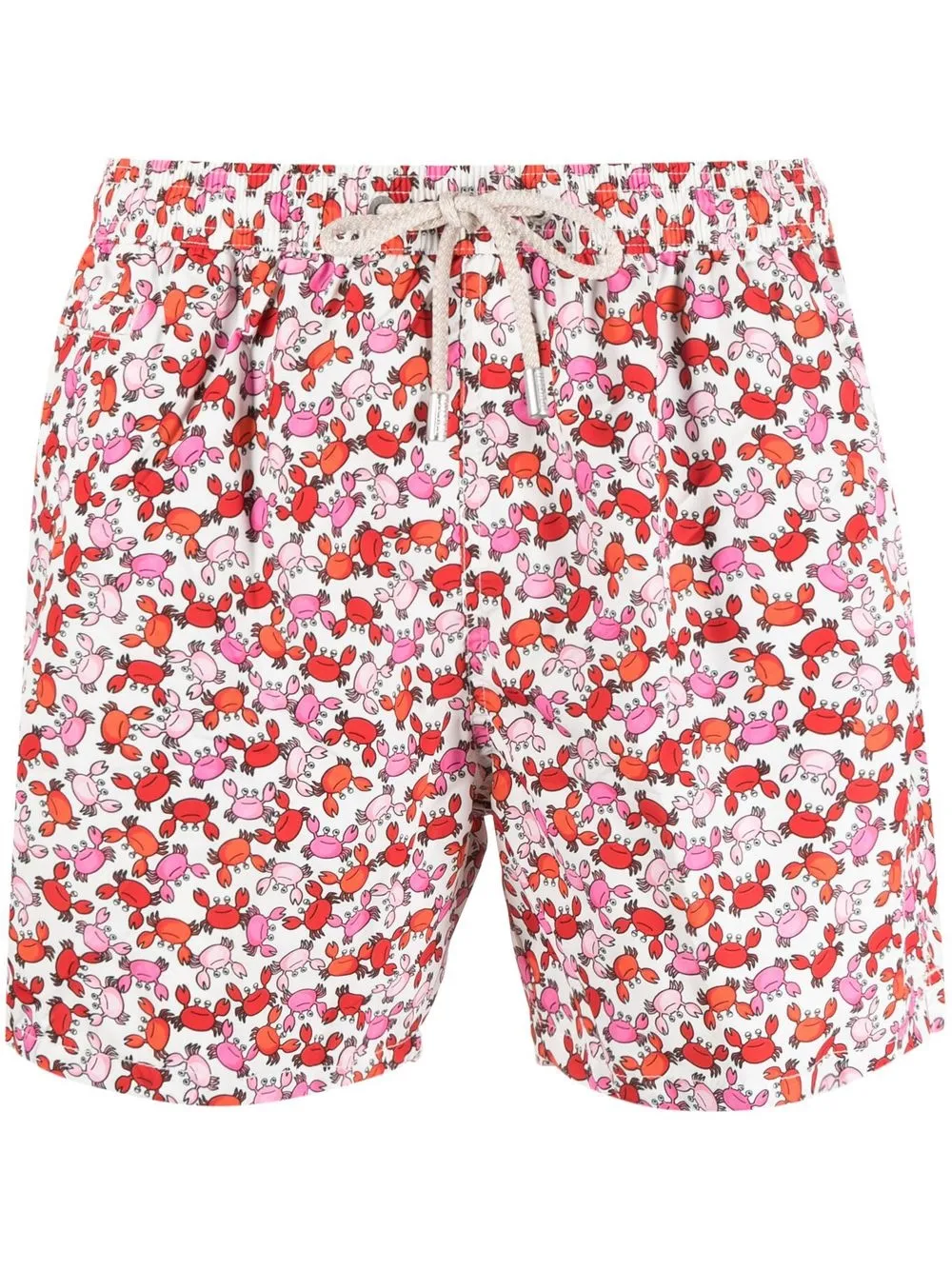 

MC2 Saint Barth shorts de playa con cangrejos estampados - Blanco