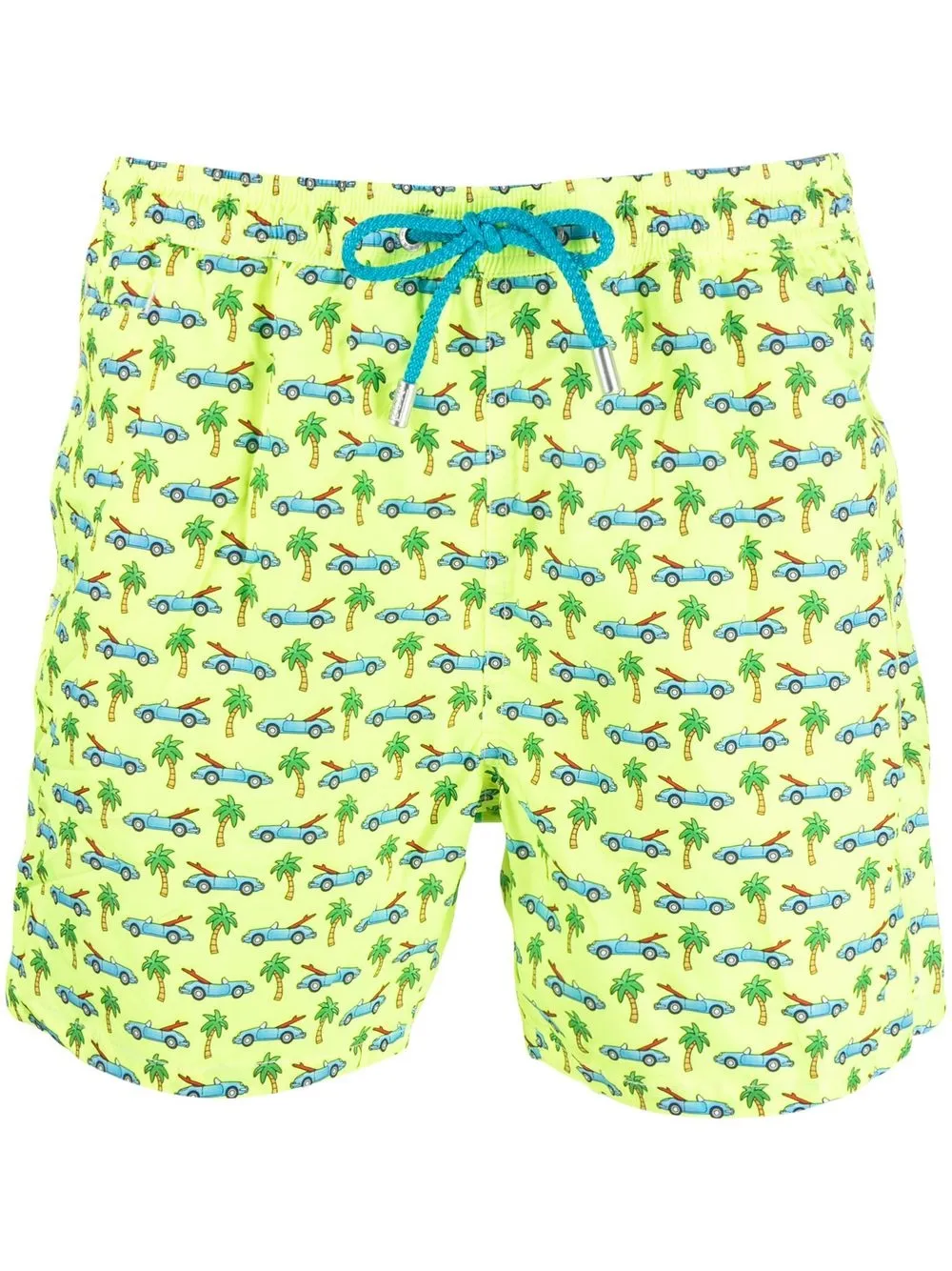 

MC2 Saint Barth shorts de playa con estampado Vintage Surfcar - Amarillo