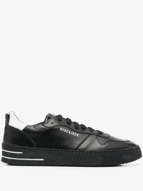 Hide&Jack side logo-print detail sneakers