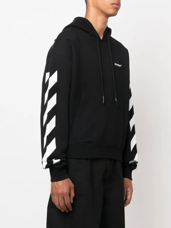 Off-White logo-print Cotton Hoodie 