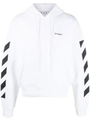 Off-White x MLB Florida Marlins logo-print Hoodie - Farfetch