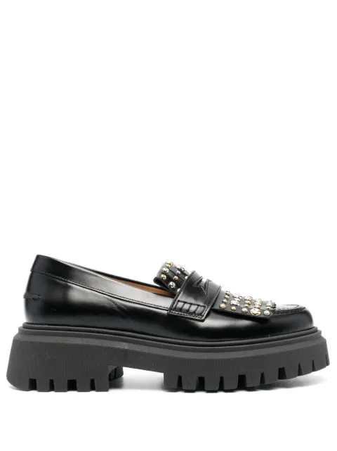 Maje zapatos con plataforma y apliques 
