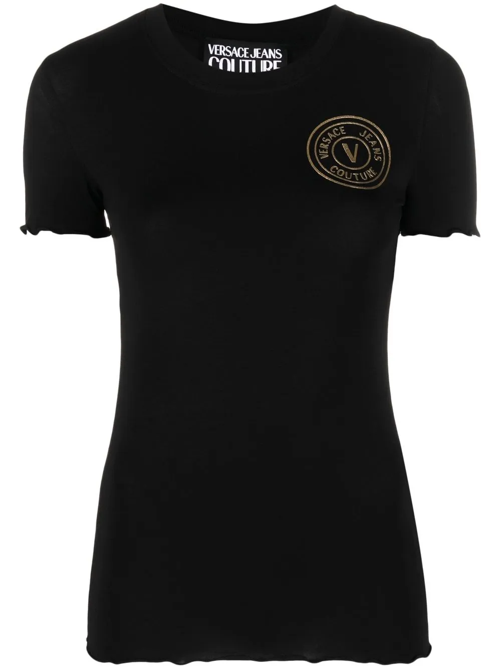 

Versace Jeans Couture playera con logo bordado - Negro