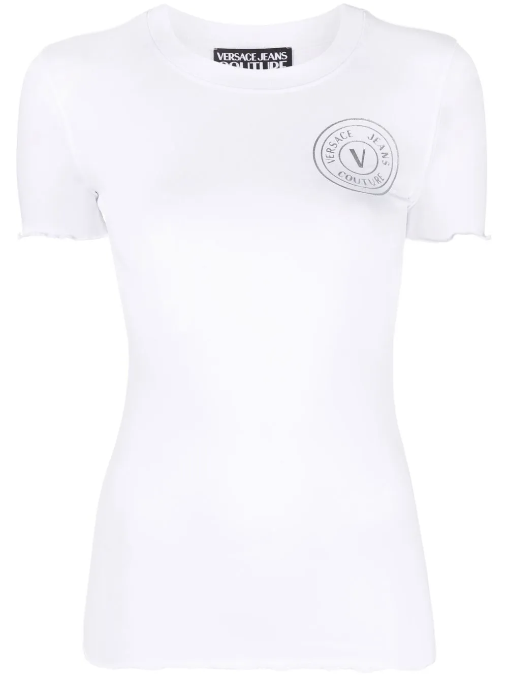 

Versace Jeans Couture playera con detalle del logo - Blanco