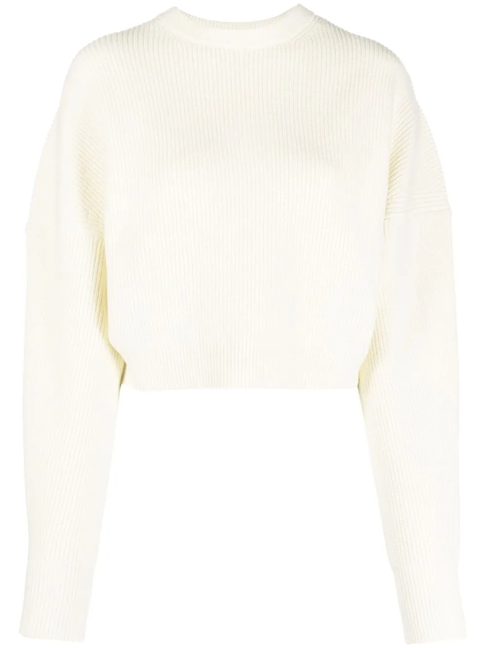 

Maje Meteorite cropped jumper - White