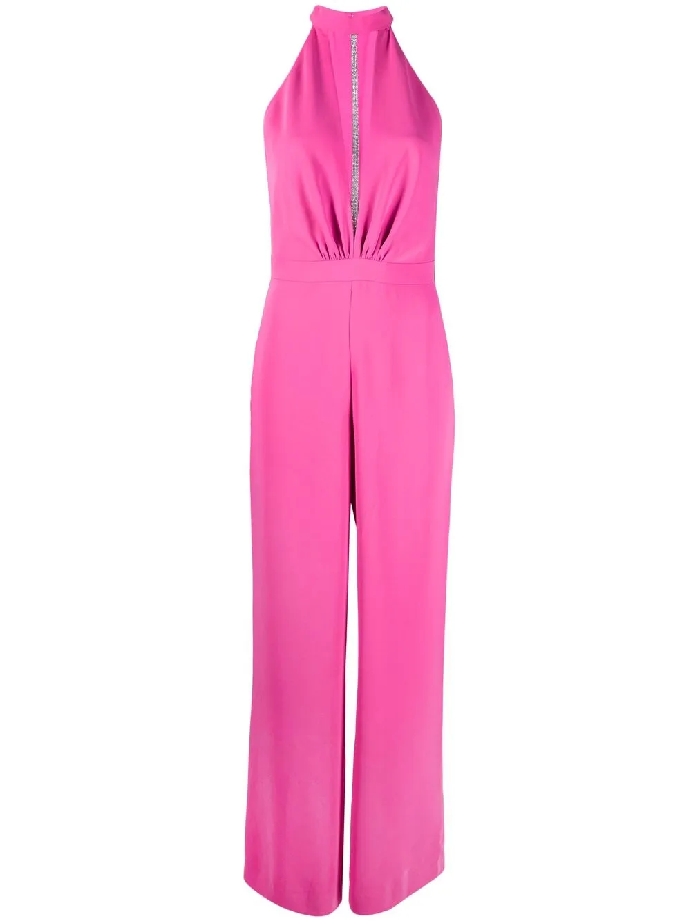 

Nuè jumpsuit ajustado con detalles de cristal - Rosado