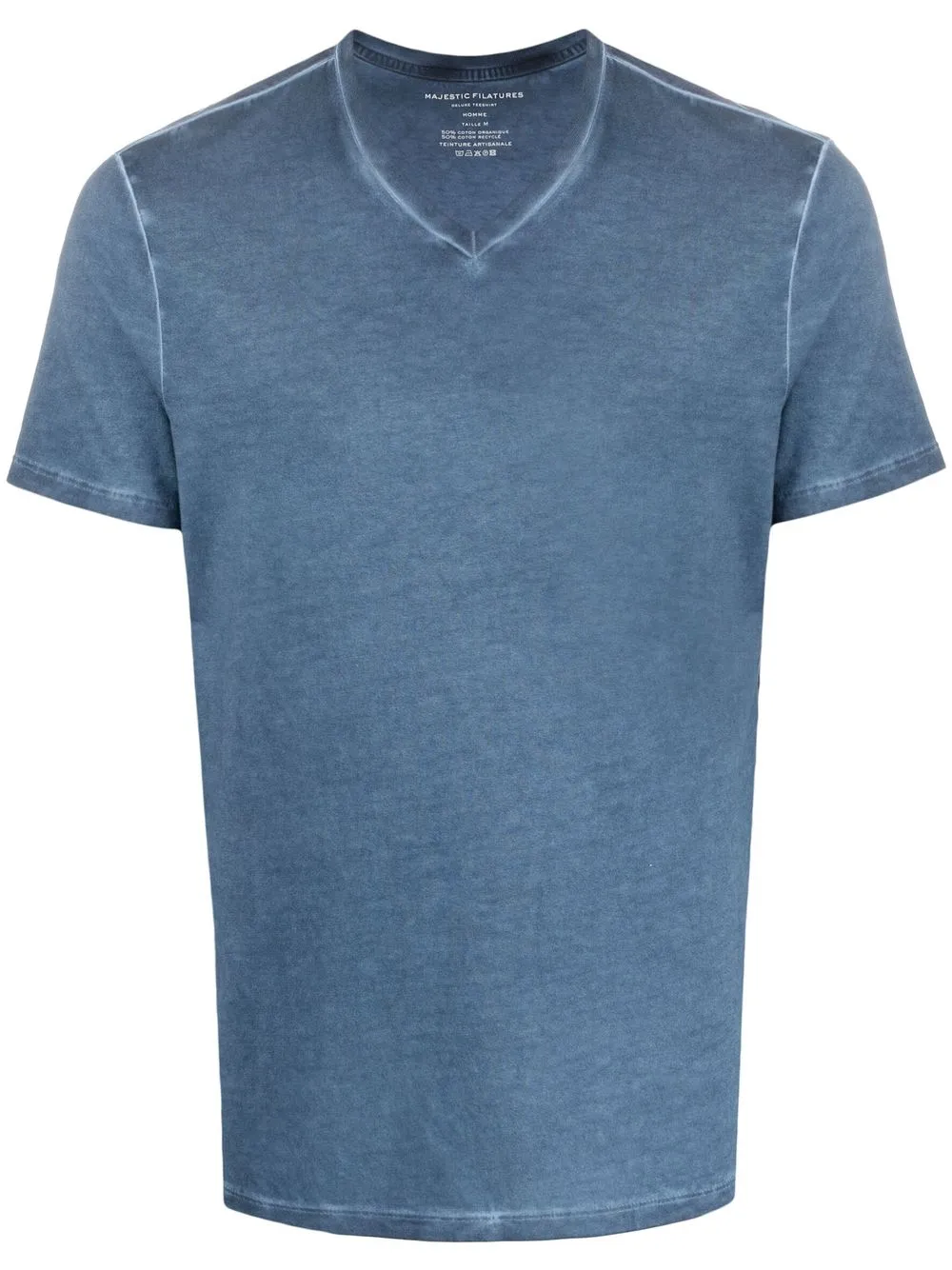 

Majestic Filatures V-neck fitted T-Shirt - Blue