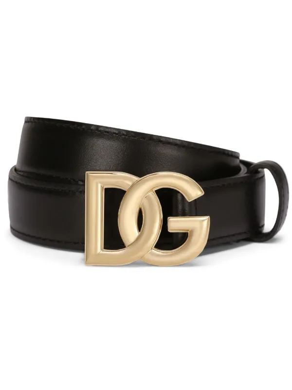 Dolce & Gabbana DGロゴ レザーベルト - Farfetch