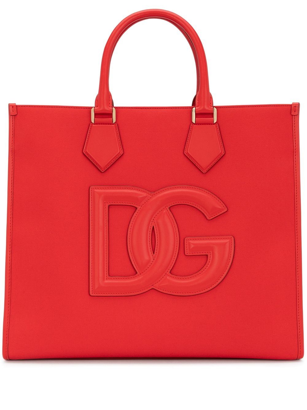 

Dolce & Gabbana DG logo-patch tote bag - Red