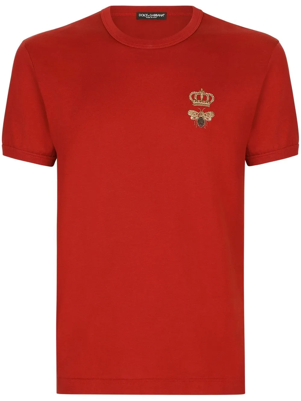 

Dolce & Gabbana playera con motivo bordado - Rojo