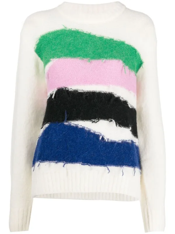 Baum Und Pferdgarten colour-block Knit Jumper - Farfetch