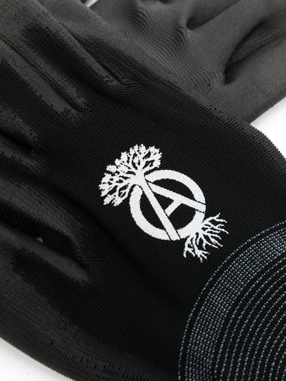 Neighborhood Handschoenen met geborduurd logo - Zwart