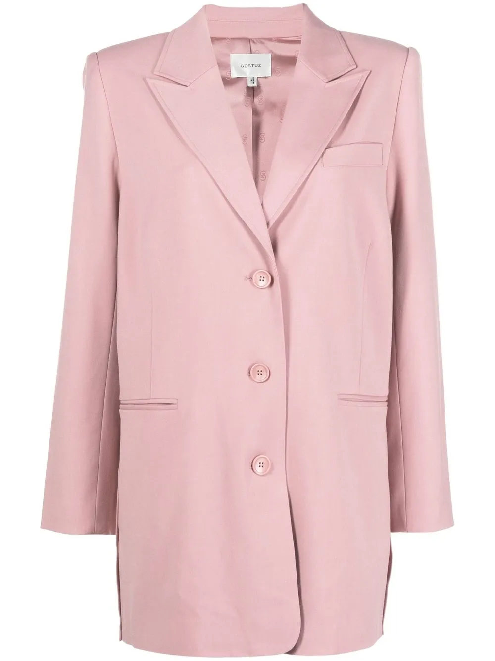 

Gestuz single-breasted tailored blazer - Pink