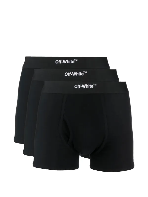 OFF-WHITEボクサーパンツ Off-White Helvetica ボクサーパンツ セット | ブラック | FARFETCH JP