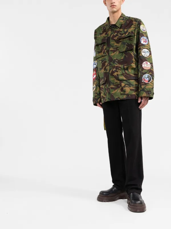 Off-White Camouflage Field Jacket - Farfetch