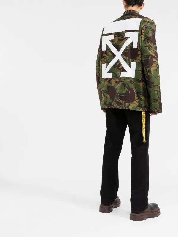 Off-White Camouflage Field Jacket - Farfetch